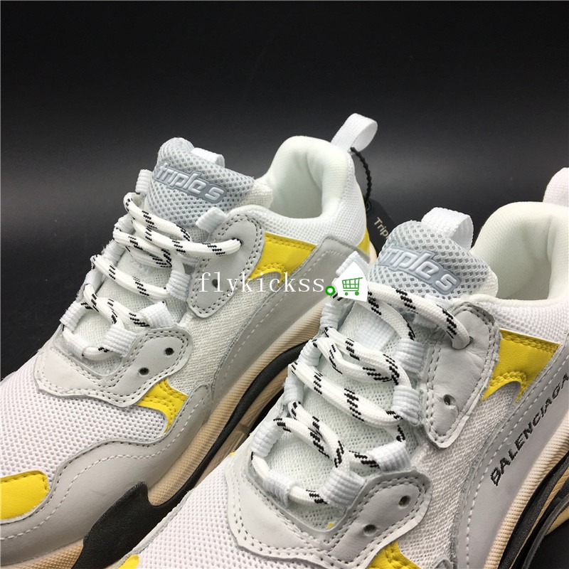 Balenciaga Triple S Fall Winter Sneaker Yellow White Black